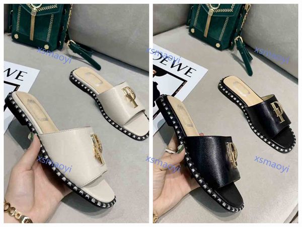 paris fashion metal d buckle rivet design leather sandals summer beach holiday slippers ladies beautiful slippers 35-40, Black
paris fashion metal d buckle rivet design leather sandals summer beach holiday slippers ladies beautiful slippers 35-40, Black