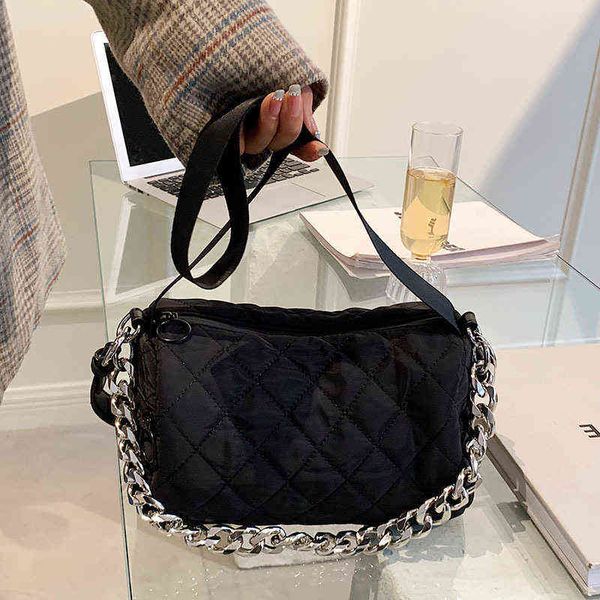 shopping bags women shoulder oxford handbags female shoppers purses fashion casual black diamond lattice big thick chain boston 220314
shopping bags women shoulder oxford handbags female shoppers purses fashion casual black diamond lattice big thick chain boston 220314