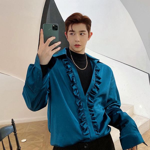men's dress shirts 2021 autumn and winter youth fashion loose solid color french gorgeous party long-sleeved shirt casual top, White;black
men's dress shirts 2021 autumn and winter youth fashion loose solid color french gorgeous party long-sleeved shirt casual top, White;black