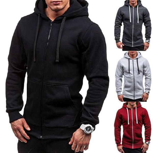 autumn winter fashion men slim solid color zip up hoodie winter hooded sweatshirt jacket coat outerwear1, Black;brown
autumn winter fashion men slim solid color zip up hoodie winter hooded sweatshirt jacket coat outerwear1, Black;brown