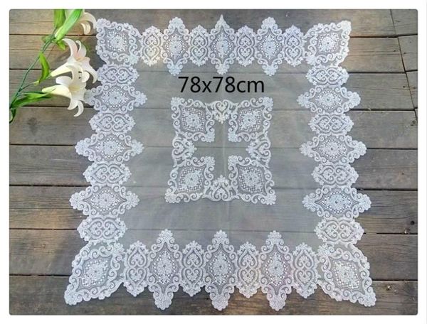 European Creative Square Embroidered Tulle Lace Fabric Tablecloth Kitchen Coffee Snack Table Cloth Christmas Mantel Ganchillo
European Creative Square Embroidered Tulle Lace Fabric Tablecloth Kitchen Coffee Snack Table Cloth Christmas Mantel Ganchillo