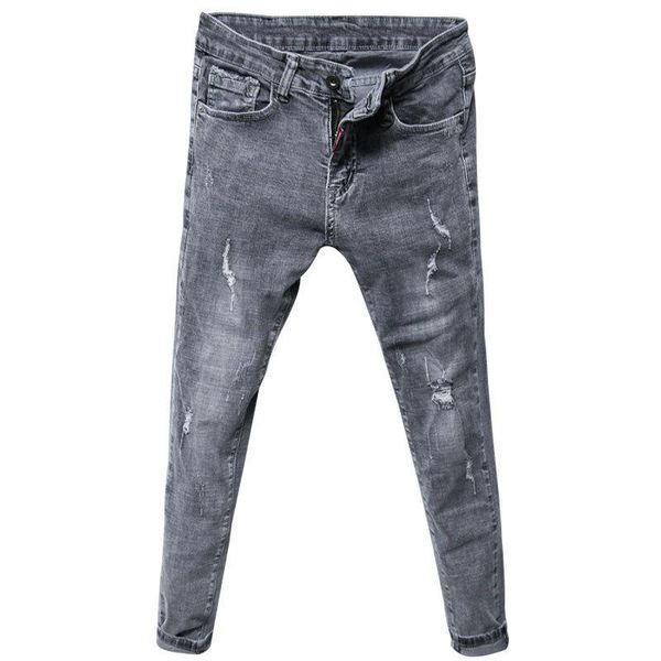 men's jeans fashion 2021 teenagers social spirit guy's small feet students stretch slim korean skinny ankle length pants, Blue
men's jeans fashion 2021 teenagers social spirit guy's small feet students stretch slim korean skinny ankle length pants, Blue