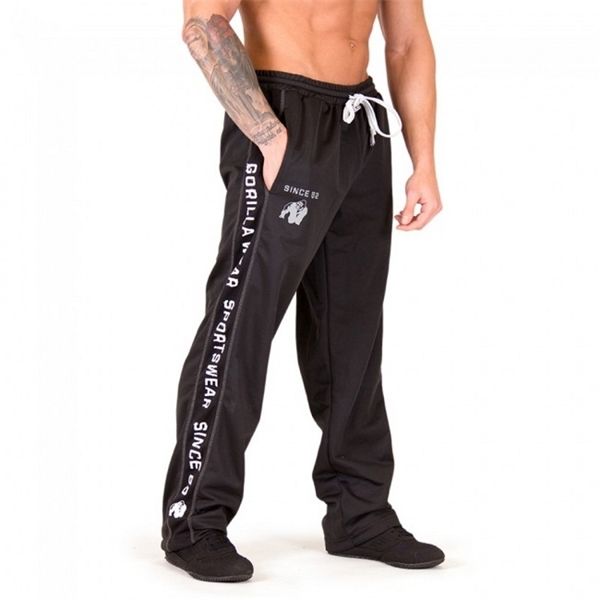 brand autumn mens sweatpants new side stripe letter printing contrast color jogger elastic waist mens gyms sweatpants q1217, Black
brand autumn mens sweatpants new side stripe letter printing contrast color jogger elastic waist mens gyms sweatpants q1217, Black