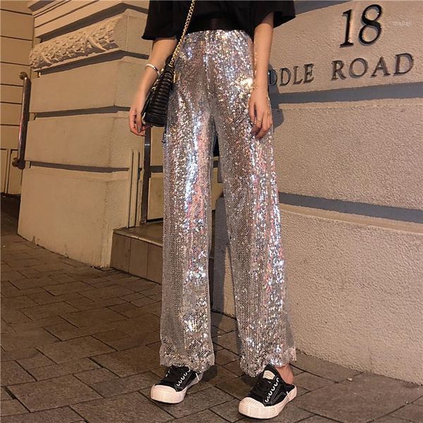 bling sequin shiny wide leg pants women casual christmas party club harem pants high waist lace up trousers streetwear1, Black;white
bling sequin shiny wide leg pants women casual christmas party club harem pants high waist lace up trousers streetwear1, Black;white