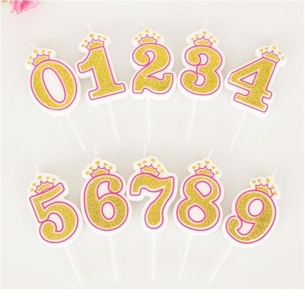 1 pc shinning gold pink/blue crown birthday candles digital 0-9 for kids girls boys birthday party cute candles cake dec jllghs
1 pc shinning gold pink/blue crown birthday candles digital 0-9 for kids girls boys birthday party cute candles cake dec jllghs