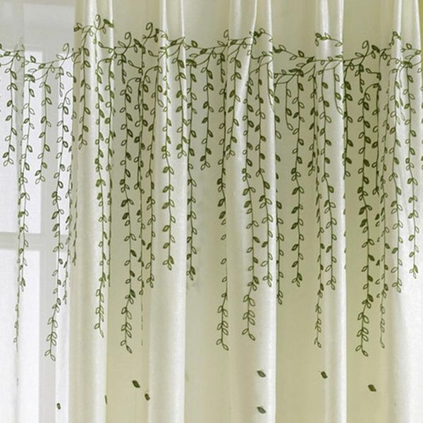 curtain & drapes green weeping willow thermal insulation curtains for living room kitchen rustic embroidered tulle bedroom windows panels
curtain & drapes green weeping willow thermal insulation curtains for living room kitchen rustic embroidered tulle bedroom windows panels