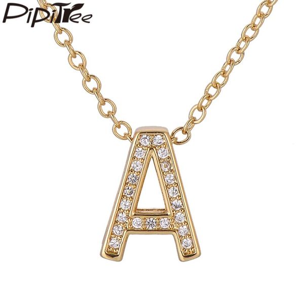 pendant necklaces pipitree cubic zirconia letter gold color 26 alphabet name initial necklace women jewelry collier femme, Silver
pendant necklaces pipitree cubic zirconia letter gold color 26 alphabet name initial necklace women jewelry collier femme, Silver