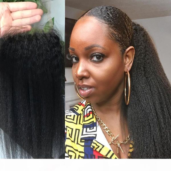 4x4 lace closure pre-plucked with baby hair 10~20inch bleached knots brazilian kinky straight virgin human hair closure for black women
4x4 lace closure pre-plucked with baby hair 10~20inch bleached knots brazilian kinky straight virgin human hair closure for black women