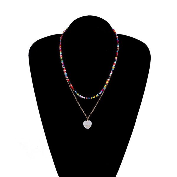 chokers beaded necklace shell design heart women clavicle choker chain jewelry accessories double layer necklaces for, Golden;silver
chokers beaded necklace shell design heart women clavicle choker chain jewelry accessories double layer necklaces for, Golden;silver