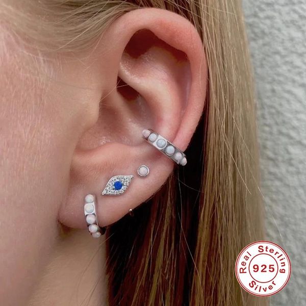 hoop & huggie s925 sterling silver hoops earrings rectangle zircon eyes cartilage for earings fashion jewelry w3, Golden;silver
hoop & huggie s925 sterling silver hoops earrings rectangle zircon eyes cartilage for earings fashion jewelry w3, Golden;silver