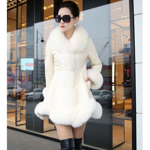 2021 women plus size 6xl new faux fox overcoat big collar thick warm women's leather jacket mid-length slim-fit fur coat a92 cghi, Black
2021 women plus size 6xl new faux fox overcoat big collar thick warm women's leather jacket mid-length slim-fit fur coat a92 cghi, Black