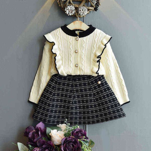 baby coat cardigan children's sweater +skirt girls spring autumn and winter children's long-sleeved clothes base two-piece set y22, White
baby coat cardigan children's sweater +skirt girls spring autumn and winter children's long-sleeved clothes base two-piece set y22, White