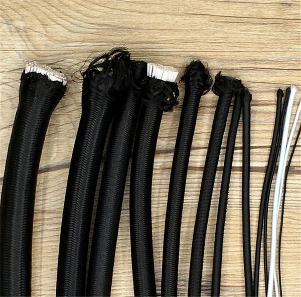 suishou 5 meters/lot black elastic cords high stretch round rubber cords for diy girl kid hair ropes ponytail holder accessories, Black;white
suishou 5 meters/lot black elastic cords high stretch round rubber cords for diy girl kid hair ropes ponytail holder accessories, Black;white