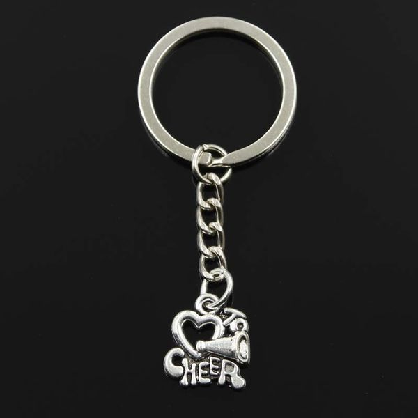 fashion keychain 17x16mm love to cheer cheerleading silver color pendants diy men jewelry car key chain ring holder gift
fashion keychain 17x16mm love to cheer cheerleading silver color pendants diy men jewelry car key chain ring holder gift
