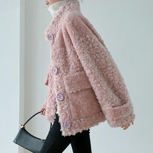 women's fur & faux 2021 arrival autumn winter women natural lambswool jackets office ladies elegant real woolen sheepskin z248, Black
women's fur & faux 2021 arrival autumn winter women natural lambswool jackets office ladies elegant real woolen sheepskin z248, Black