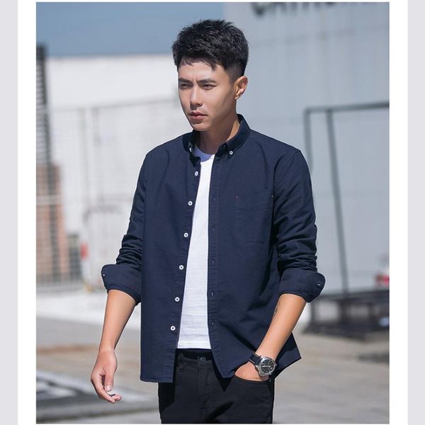men's casual shirts men shirt long sleeve fashion 2021 winter fast oxford combined fabric simier, White;black
men's casual shirts men shirt long sleeve fashion 2021 winter fast oxford combined fabric simier, White;black
