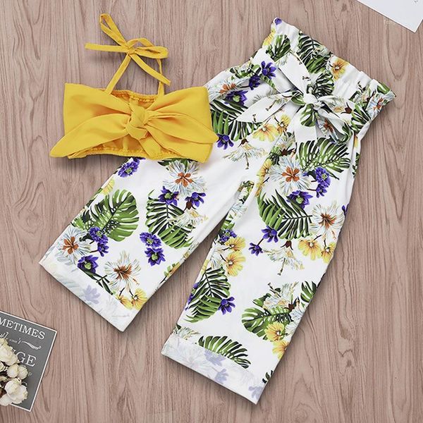 toddler baby kid girl floral outfits little girls strap vest crop +long wide pant 2pcs clothing set 1-5t summer clothes sets1, White
toddler baby kid girl floral outfits little girls strap vest crop +long wide pant 2pcs clothing set 1-5t summer clothes sets1, White