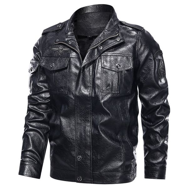 2021 new men winter brand vintage motor distressed jacket coat mens clothing casual outwear faux leather jackets 5xl agbq, Black;brown
2021 new men winter brand vintage motor distressed jacket coat mens clothing casual outwear faux leather jackets 5xl agbq, Black;brown