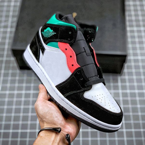 2021 new jumpman 1 men women mid basketball shoes 1s south beach designer shoes athletic sports sneakers 36-46 mens trainers, White;red
2021 new jumpman 1 men women mid basketball shoes 1s south beach designer shoes athletic sports sneakers 36-46 mens trainers, White;red