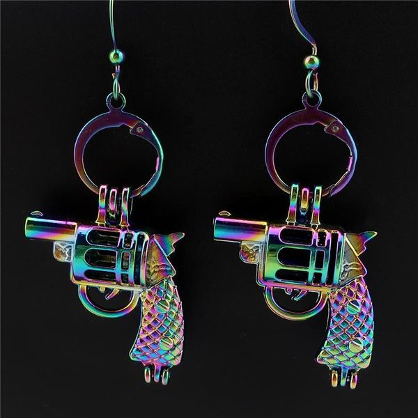 ee-c11 rainbow color gun pearl cage pendant earrings hooks with equal or under 7mm plastic beads earrings 2020 wmtboc bdesybag, Silver
ee-c11 rainbow color gun pearl cage pendant earrings hooks with equal or under 7mm plastic beads earrings 2020 wmtboc bdesybag, Silver