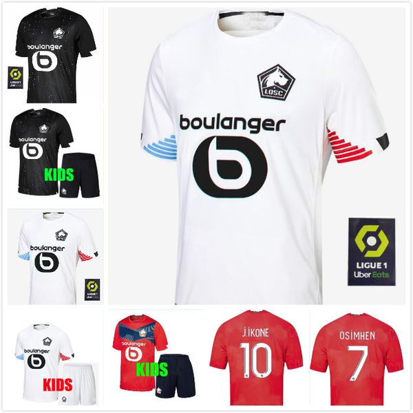 man kids kit 20 21 losc lille mens soccer jerseys r. sanches remy j. ikone home red football shirt yazici bamba fonte short sleeve uniforms, Black;yellow 
man kids kit 20 21 losc lille mens soccer jerseys r. sanches remy j. ikone home red football shirt yazici bamba fonte short sleeve uniforms, Black;yellow