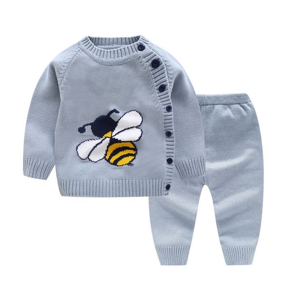 newborn girl sweater + pants children clothing sets autumn baby outfit set girl tracksuit boys knitted suit kid clothes y200323, White
newborn girl sweater + pants children clothing sets autumn baby outfit set girl tracksuit boys knitted suit kid clothes y200323, White