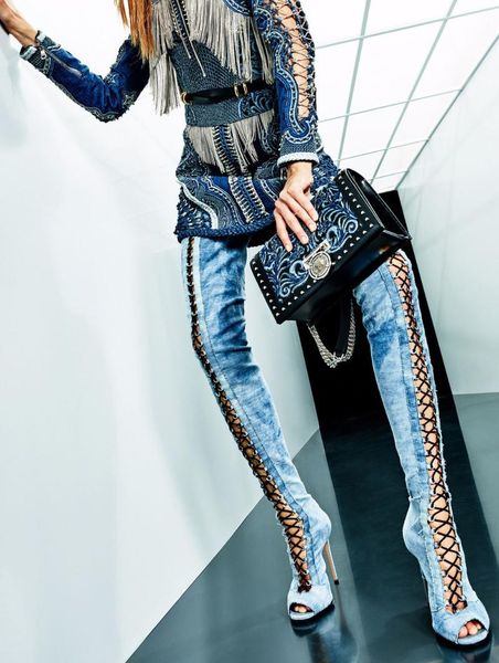boots ladies crossed lace up vintage blue denim thigh peep toe thin high heel roman suede over the knee knight, Black
boots ladies crossed lace up vintage blue denim thigh peep toe thin high heel roman suede over the knee knight, Black