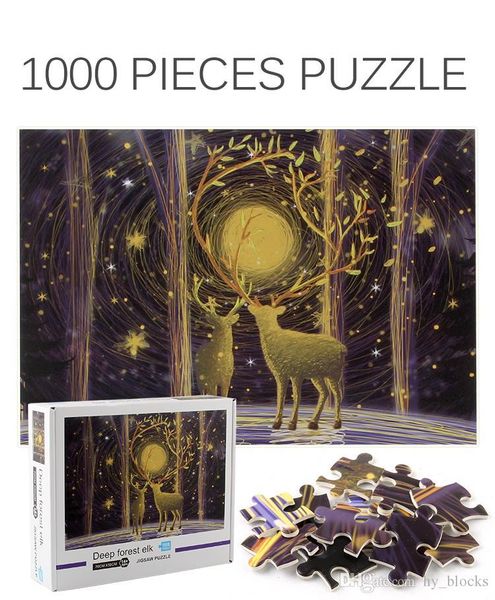 Plane Decompression Puzzle 1000 Pieces Of Paper Puzzle Birthday Present Intelligence Creative Toys Animal Landscape And Order Types