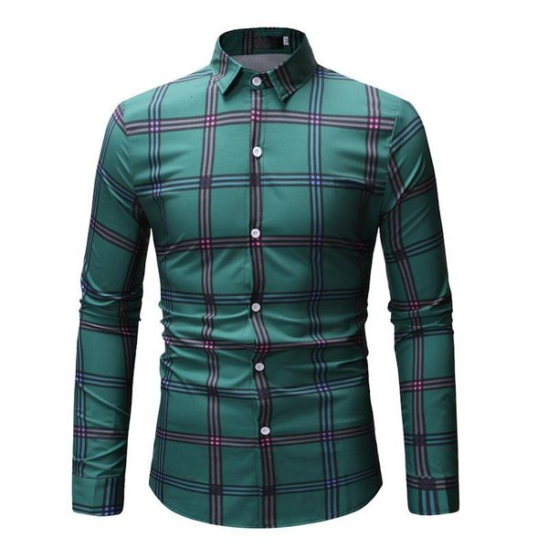 fashion grid casual long sleeve retro style design men's business leisure shirts blouse, White;black
fashion grid casual long sleeve retro style design men's business leisure shirts blouse, White;black