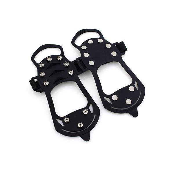 outdoor ice floes gripper nails snow crampons strap climbing cleats spikes non slip boots silicone ice stud shoes grip, Black
outdoor ice floes gripper nails snow crampons strap climbing cleats spikes non slip boots silicone ice stud shoes grip, Black