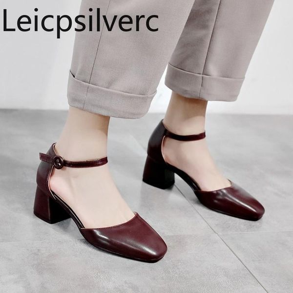 dress shoes pumps spring and autumn style square head shallow mouth buckle thick heel mid women's shoe plus size 31-43, Black
dress shoes pumps spring and autumn style square head shallow mouth buckle thick heel mid women's shoe plus size 31-43, Black