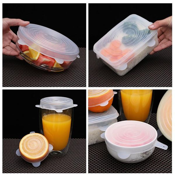 6pcs reusable fresh keeping covers mini compression universal silicone stretch lids kitchen accessories use for kitchen food bbyepw
6pcs reusable fresh keeping covers mini compression universal silicone stretch lids kitchen accessories use for kitchen food bbyepw