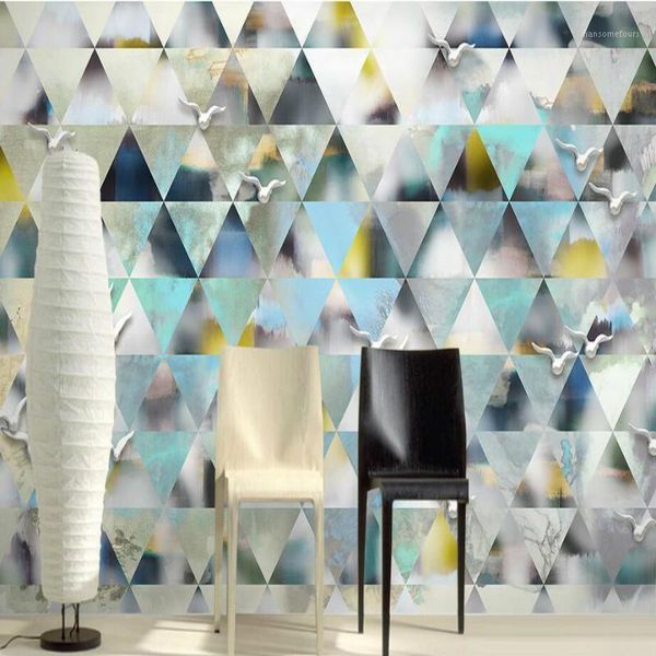 custom 3d wall paper wallpaper for walls 3d modern simple diamond geometry wallpaper murals bedroom home improvement decoration1
custom 3d wall paper wallpaper for walls 3d modern simple diamond geometry wallpaper murals bedroom home improvement decoration1