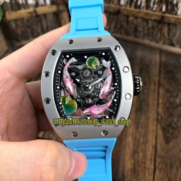 version rm 57-01 3d koi totem dial japan miyota automatic rm57-01 mens watch stainless steel case rubber strap sport design, Slivery;brown
version rm 57-01 3d koi totem dial japan miyota automatic rm57-01 mens watch stainless steel case rubber strap sport design, Slivery;brown