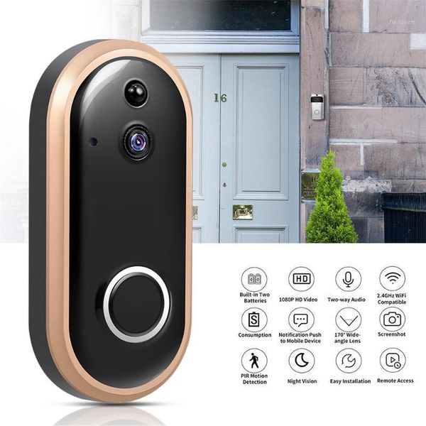 wifi doorbell 1080p security camera with two-way audio pir motion detection ir night vision wireless doorbell smart home1
wifi doorbell 1080p security camera with two-way audio pir motion detection ir night vision wireless doorbell smart home1
