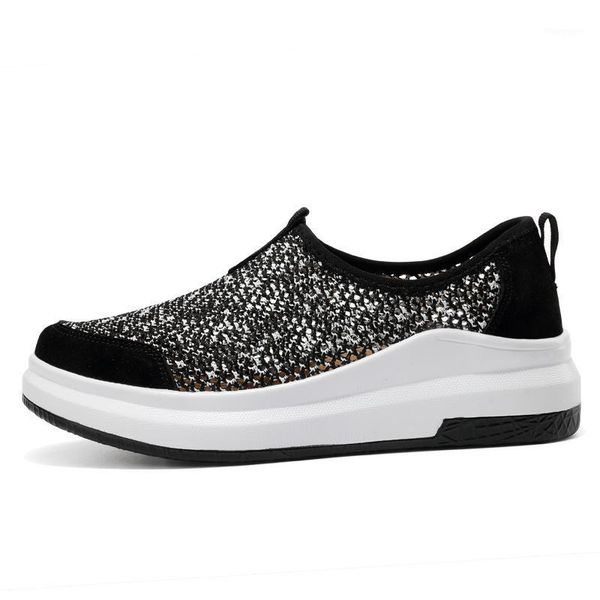 new women shoes casual sport fashion shoes walking flats height increasing women loafers breathable air mesh wedges shoe1, Black
new women shoes casual sport fashion shoes walking flats height increasing women loafers breathable air mesh wedges shoe1, Black