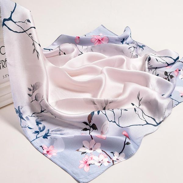 100% real silk square neckscarf ladies floral print pure silk neckerchief luxury bandana hair scarf handkerchief for women, Blue;gray
100% real silk square neckscarf ladies floral print pure silk neckerchief luxury bandana hair scarf handkerchief for women, Blue;gray