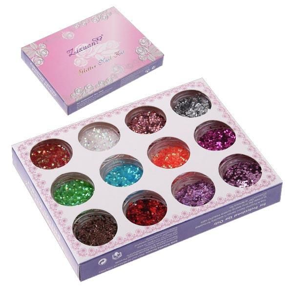 nail glitter 12 color art tip decoration manicure tools 2mm, Silver;gold 
nail glitter 12 color art tip decoration manicure tools 2mm, Silver;gold