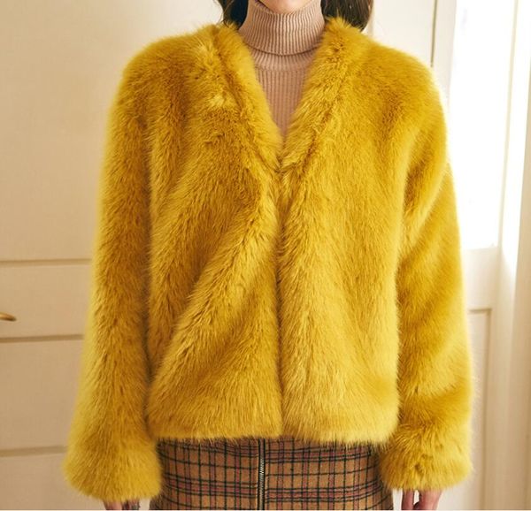 european and american new style autumn and winter fur coat jacket fox fur short faux fur coat large size, Black
european and american new style autumn and winter fur coat jacket fox fur short faux fur coat large size, Black