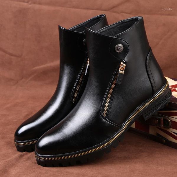 ankle round toe zip men boots sewing solid vintage motorcycle boots spring autumm british style shoes1, Black
ankle round toe zip men boots sewing solid vintage motorcycle boots spring autumm british style shoes1, Black