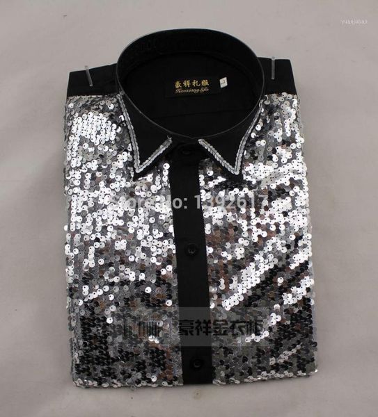 men sequins black/golden tuxedo shirt tuxedo shirt1, White;black
men sequins black/golden tuxedo shirt tuxedo shirt1, White;black