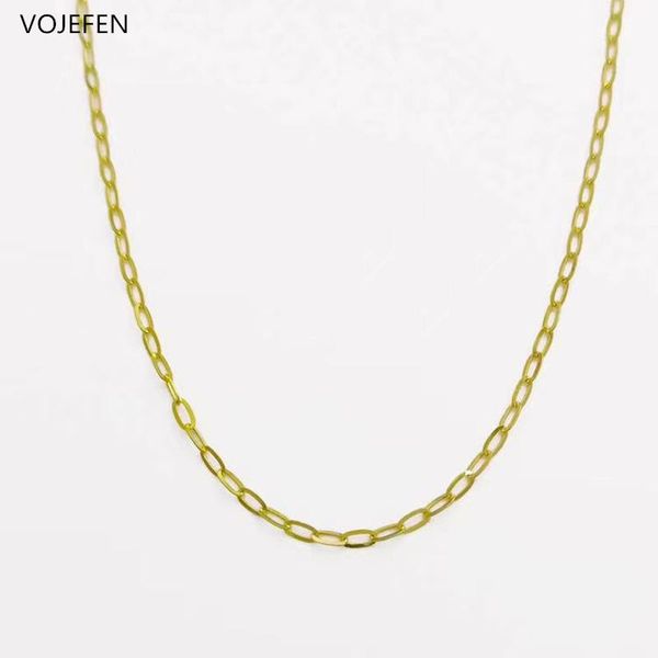 chains vojefen 18k real gold paperclip necklace choker for women men link chain dainty teen, Silver
chains vojefen 18k real gold paperclip necklace choker for women men link chain dainty teen, Silver
