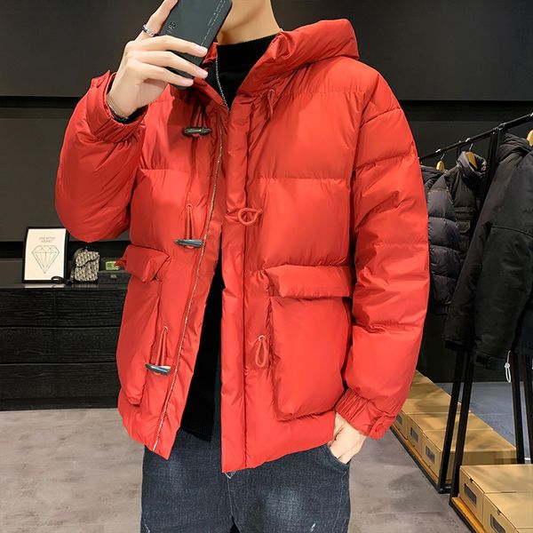 2020 winter men's hooded down jacket fashion city thickened warm men's coat japanese casual large q1209, Black
2020 winter men's hooded down jacket fashion city thickened warm men's coat japanese casual large q1209, Black