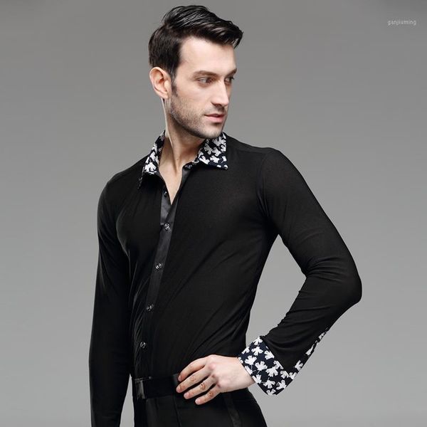 new mens dance shirt print collar standard competition performance ballroom modern salsa tango samba male latin dancewear1, Black;red
new mens dance shirt print collar standard competition performance ballroom modern salsa tango samba male latin dancewear1, Black;red