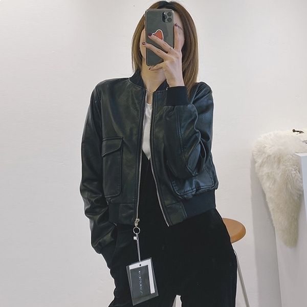 new women 2021 of the women's black vintage plus size short autumn leather jacket 3i9h
new women 2021 of the women's black vintage plus size short autumn leather jacket 3i9h