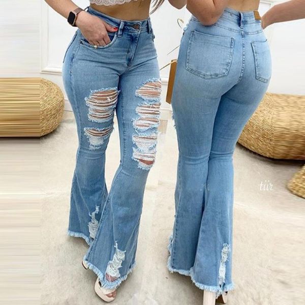 2020 Hot Sale Women Plus Size Vintage Slim Jeans Casual Washed Holes Ripped Denim Jeans Sky Blue White Trousers Female Pants
2020 Hot Sale Women Plus Size Vintage Slim Jeans Casual Washed Holes Ripped Denim Jeans Sky Blue White Trousers Female Pants
