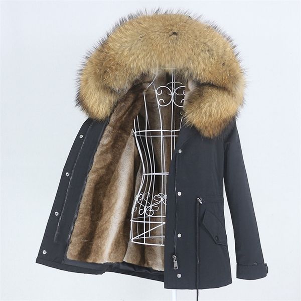 oftbuy navy parka winter jacket coat women real fur coat parkas natural raccoon fur collar hooded warm soft faux fur liner 201217, Black
oftbuy navy parka winter jacket coat women real fur coat parkas natural raccoon fur collar hooded warm soft faux fur liner 201217, Black