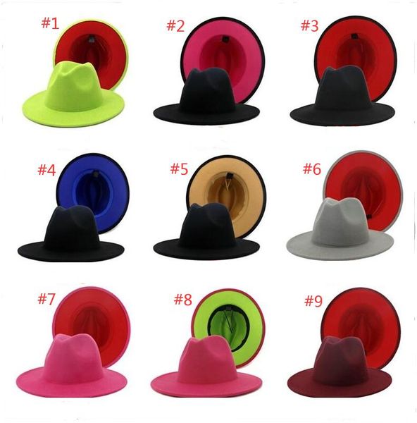panama cap jazz formal hat lady felt fedora hats fashion patchwork wide brim caps trilby chapeau for men women fashion cap, Blue;gray
panama cap jazz formal hat lady felt fedora hats fashion patchwork wide brim caps trilby chapeau for men women fashion cap, Blue;gray