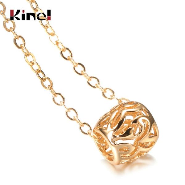 chains kinel luxury hollow flower necklace for women 585 rose gold boho round long pendants ethnic bride fine fashion jewelry, Silver
chains kinel luxury hollow flower necklace for women 585 rose gold boho round long pendants ethnic bride fine fashion jewelry, Silver