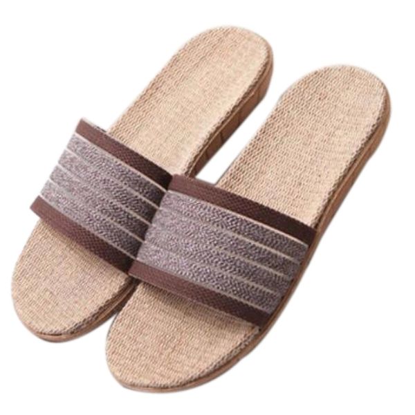 men's summer flat linen sandals blue stripe open-toe beach slippers indoor non-slip silent home flax shoes men slides flip flops #m86n, Black
men's summer flat linen sandals blue stripe open-toe beach slippers indoor non-slip silent home flax shoes men slides flip flops #m86n, Black